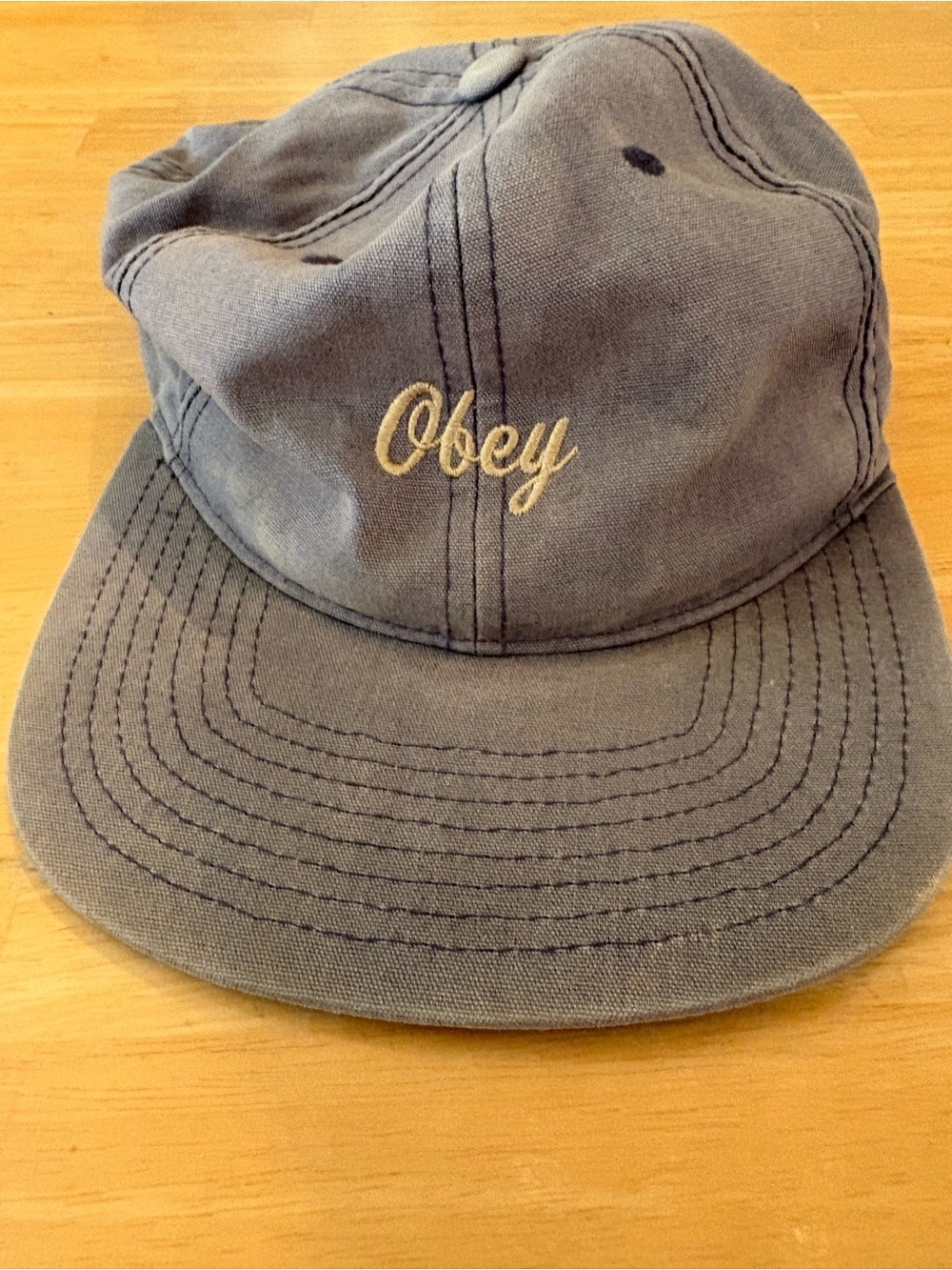 Obey "Since 1989" Script Logo Strapback Hat